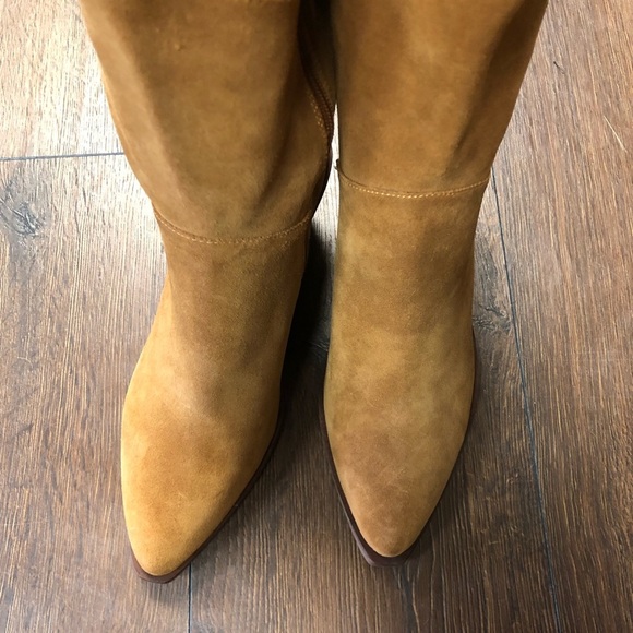 NEW 1. STATE
Kern Suede Over-The-Knee Wedge Boots - Picture 2 of 5